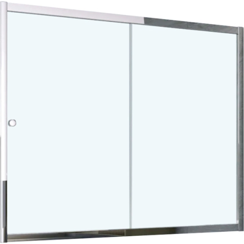 Душевая шторка на ванную стекло прозрачное Vegas-glass ZV 150 01