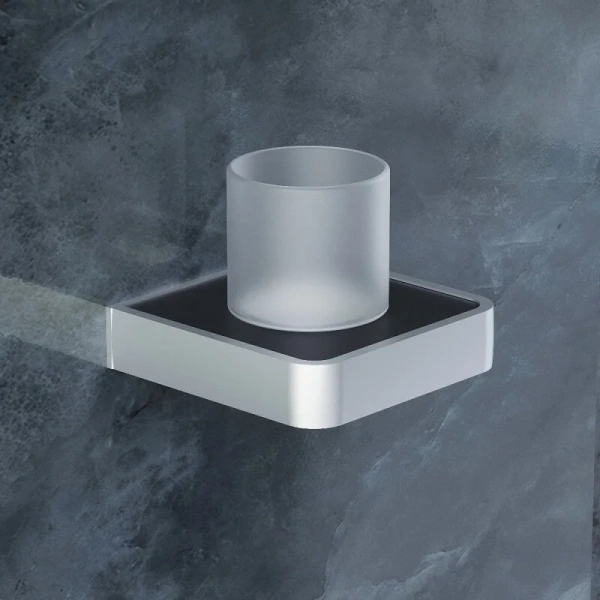 Стакан для ванной Damixa Jupiter с настенным держателем - фото 3