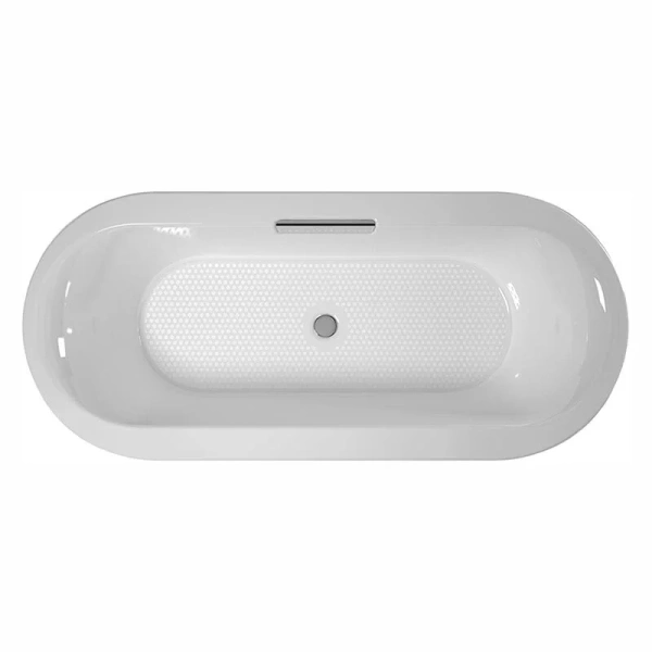 Ванна чугунная Jacob Delafon Volute 180 х 80 см, встраиваемая (фронтальная панель не предусмотрена), ножки и слив-перелив в подарок, E6D038-00, овальные - фото 5