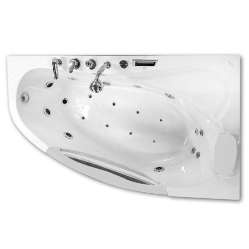 Ванна акриловая правосторонняя Gemy, глубокие - фото 3