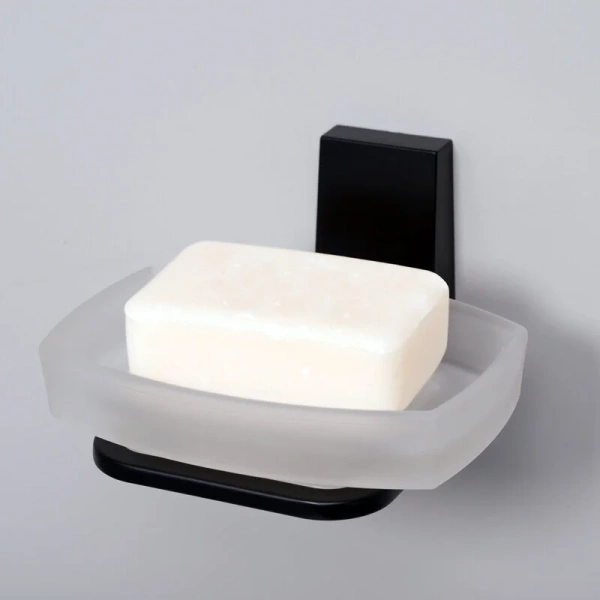 Мыльница WasserKRAFT Abens черная - фото 4