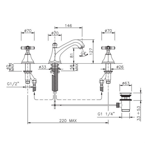 Смеситель для раковины Nicolazzi Teide 1908 - фото 4