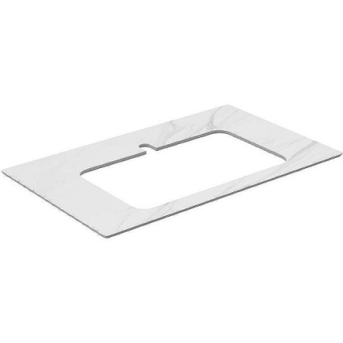 Столешница для встраиваемых сверху раковин Kerama Marazzi Plaza Classic 80 см Монте Тиберио натуральный, нет в наличии - фото 2