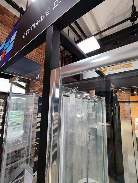 Душевой уголок RGW Passage PA-31B 90х90 см профиль черный - фото 4