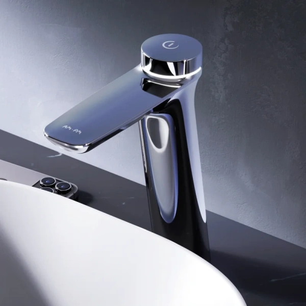 Смеситель для раковины Am.Pm Inspire 2.0 TouchReel электронный высокий, с донным клапаном - фото 3