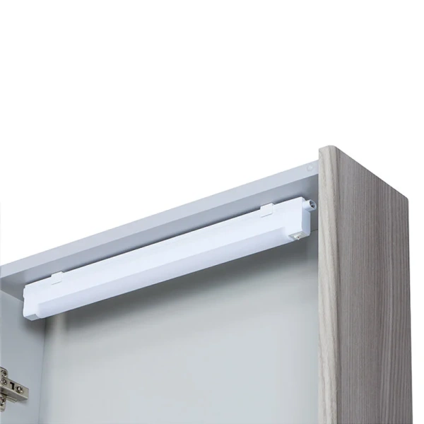 Зеркальный шкаф с подсветкой Акватон Сильва 50 см дуб фьорд, светло-коричневые - фото 6