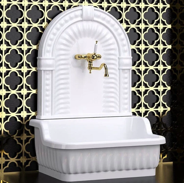 Раковина напольная Migliore Olivia бронза - фото 3