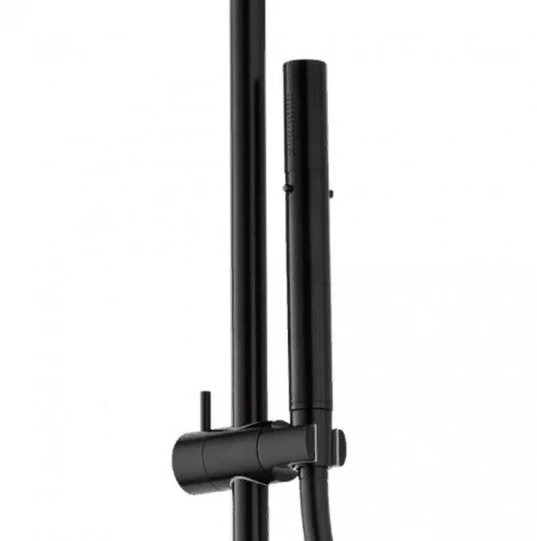 Душевая стойка Cezares Eco черный матовый, с изливом - фото 5