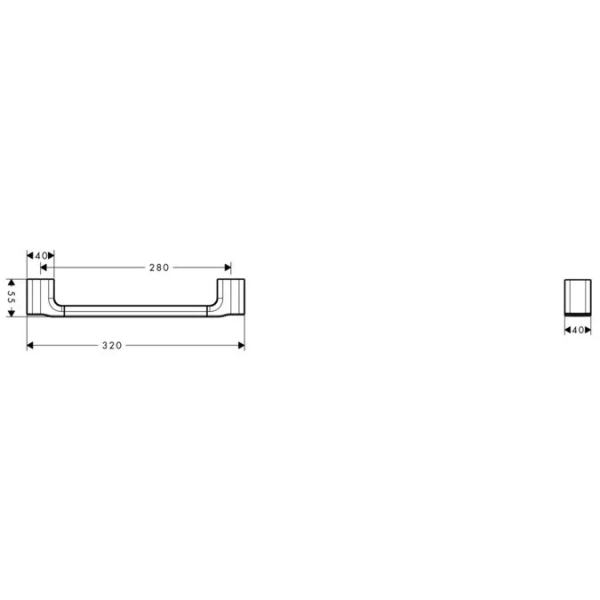 Поручень для ванной Axor Urquiola 42430000 - фото 3