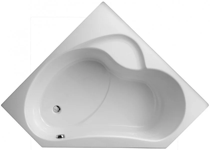 Ванна акриловая Jacob Delafon Bain Douche E6220-00/E6219-00, 135 x 135 см, с регулируемыми ножками, левая/правая - фото 4