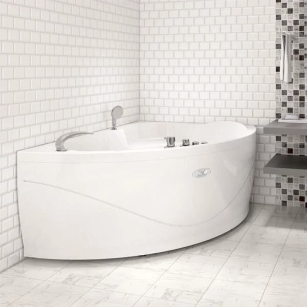 Ванна гидромассажная акриловая Vannesa Massage Алари L/R 168 x 120 см, система баланс хром, с гидромассажем - фото 5