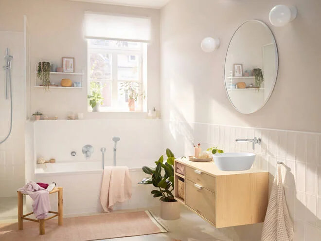 Смеситель для душа Hansgrohe Rebris хром, округлая форма - фото 5