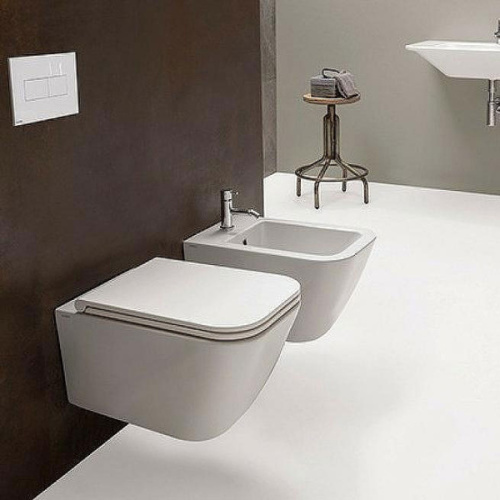 Унитаз подвесной Globo Stone белый матовый - фото 2