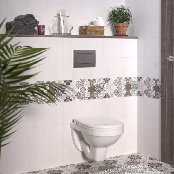 Унитаз с инсталляцией Berges Gamma клавиша хром глянец - фото 2