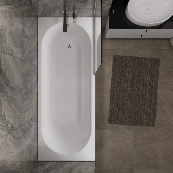 Ванна акриловая 1Marka Vesper 01весп1880, 180 x 80 см, белый - фото 4