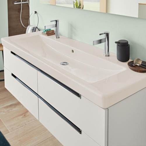 Раковина Villeroy & Boch Subway 2.0 130 см цвет пергамон с покрытием CeramicPlus, современные, hi-tech - фото 2