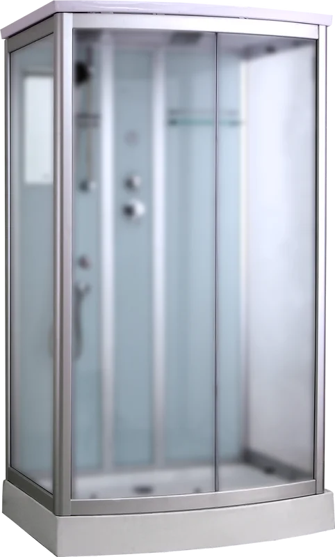 Душевая кабина Timo Standart 120x90 см профиль хром стекло прозрачное - фото 3