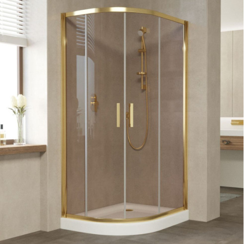 Душевой уголок стекло бронза Vegas-glass ZS-F 90х80 05 - фото 24