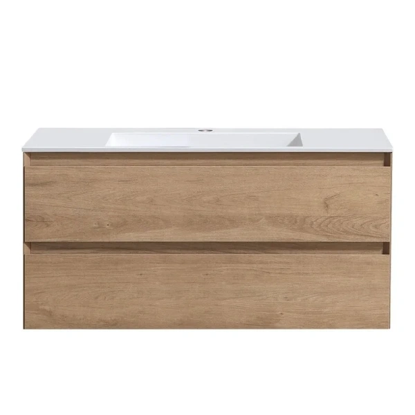Тумба под раковину подвесная Vincea Luka 100 см натуральный дуб