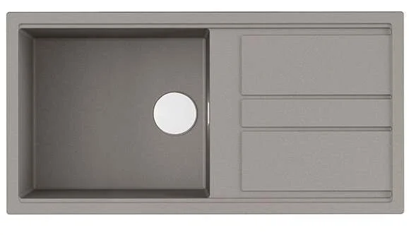 Мойка для кухни Omoikiri Kitagawa 100-GR 100 см Leningrad Grey - фото 1