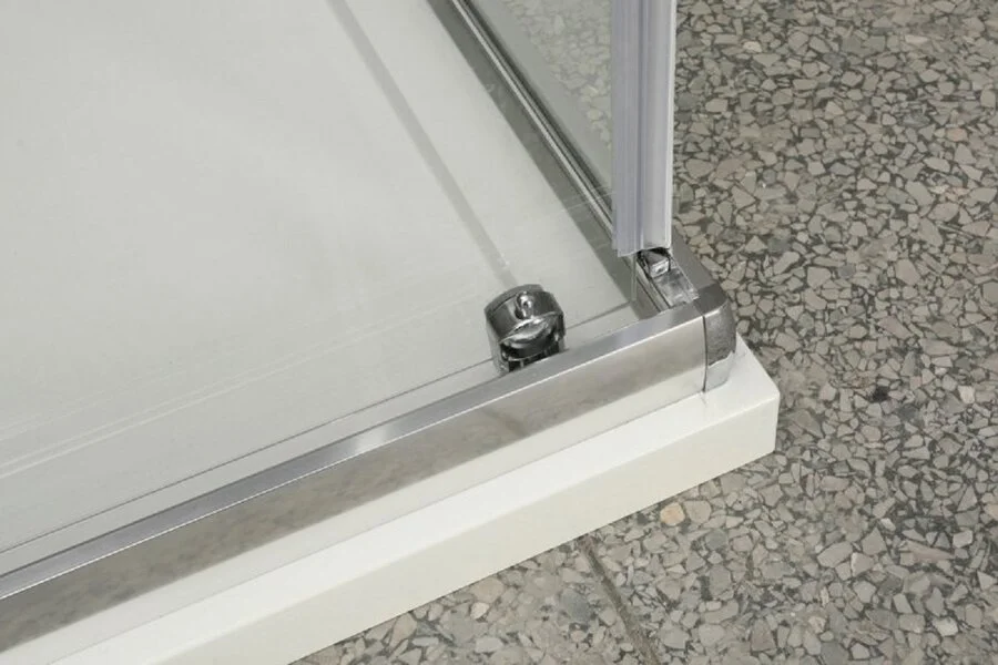 Душевой уголок BelBagno Unique 100х100 см стекло рифленое, недорогие, стеклянные, угловые, без поддона - фото 6