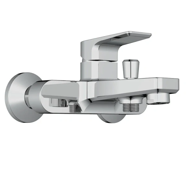 Смеситель для ванны Cersanit Nature хром, настенные - фото 6