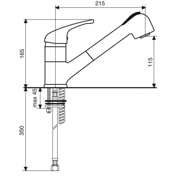 Смеситель для кухни Emmevi Ambra 9065 - фото 4