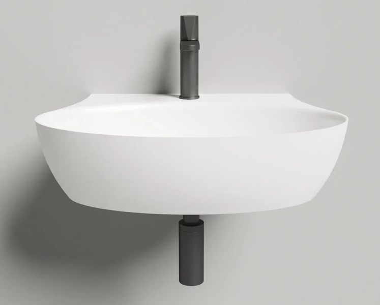 Раковина Salini Alda Wall 01 60 см белый глянец - фото 2