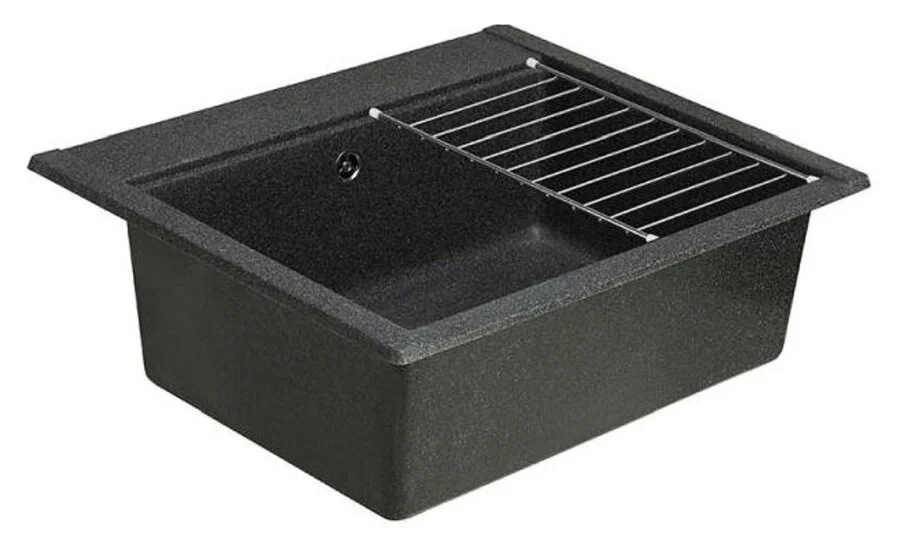 Мойка для кухни Акватон Делия 60 см графит - фото 4