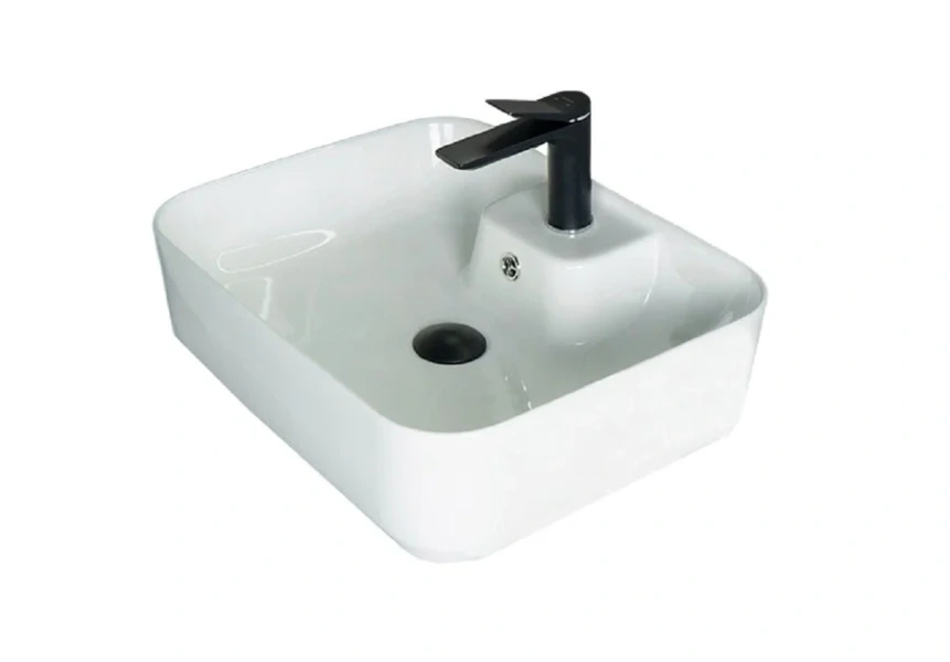 Раковина GID Geometrico N9445 52 см белая - фото 1