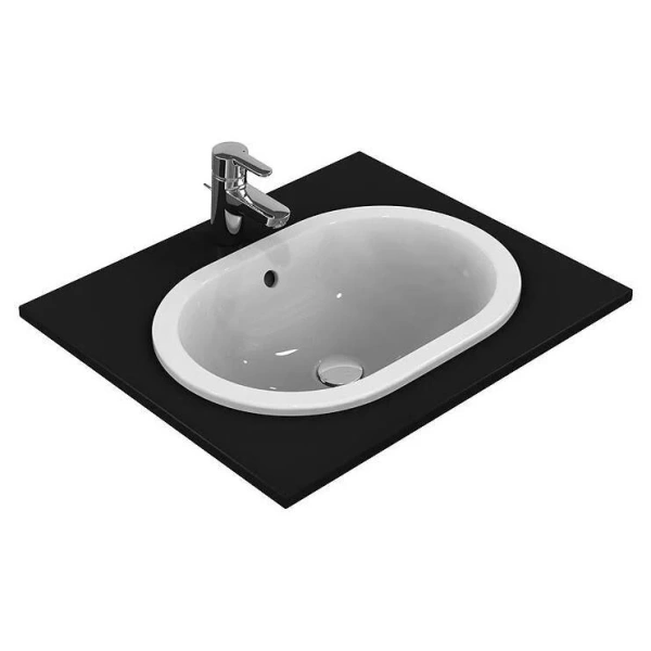 Раковина Ideal Standard Connect 55 см встраиваемая, без отверстия для смесителя - фото 3