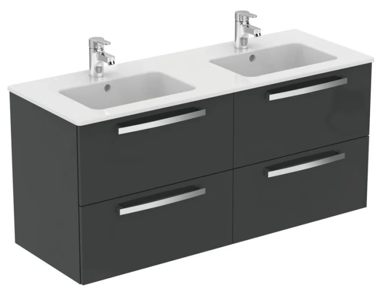 Тумба с раковиной подвесная Ideal Standard Tempo E0539 120 см с 4-мя ящиками