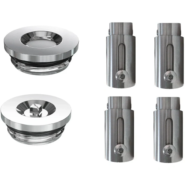 Полотенцесушитель водяной Акватек Альфа 50x60 см хром - фото 4