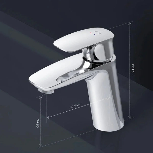 Смеситель для раковины AM.PM Spirit 2.1 хром - фото 3