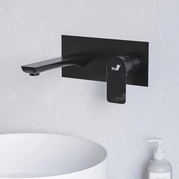 Смеситель для раковины RGW Shower Panels SP-46B черный - фото 3
