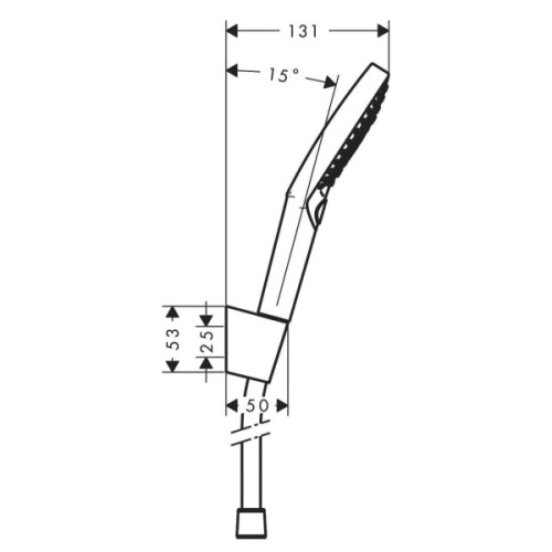 Душевой комплект Hansgrohe Raindance Select S 26701 3 режима струи - фото 3