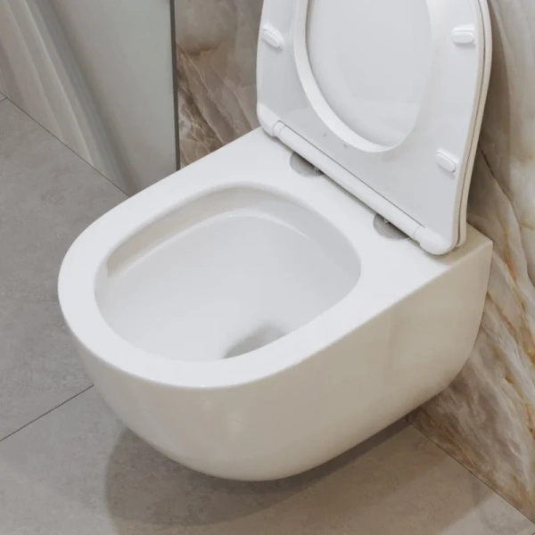 Унитаз подвесной BelBagno Amanda безободковый, с горизонтальным, прямым выпуском, с прямым выпуском - фото 7