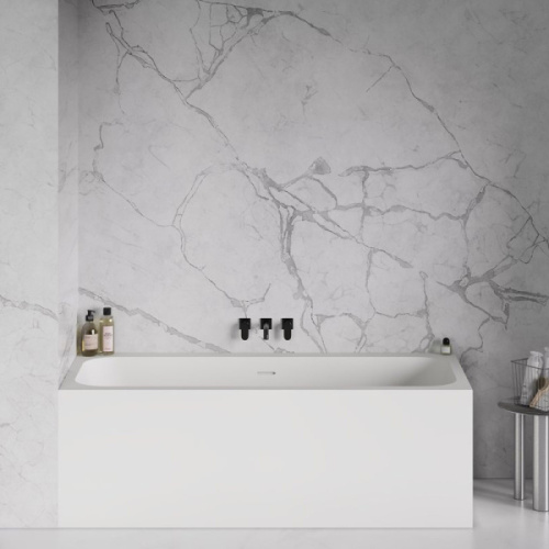 Ванна из искусственного камня Salini Orlanda Axis Kit 190x80 см белый матовый - фото 4