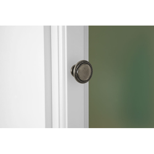 Пенал для ванной, петли справа, цвет белый матовый, фурнитура состареное серебро, La Beaute Michel, по запросу index_2 - фото 6