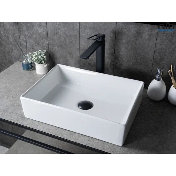 Раковина GID Geometrico N1204 45 см белая - фото 3