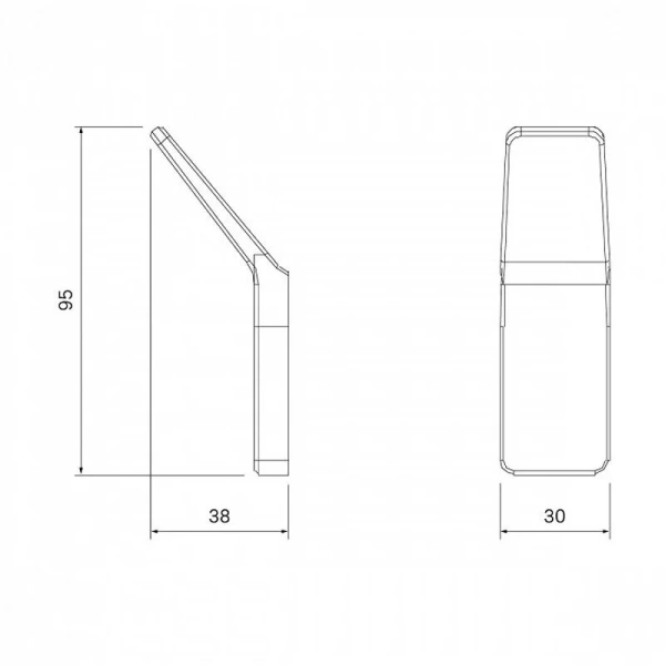 Крючок для ванной IDDIS Slide одинарный, современные, hi-tech - фото 2