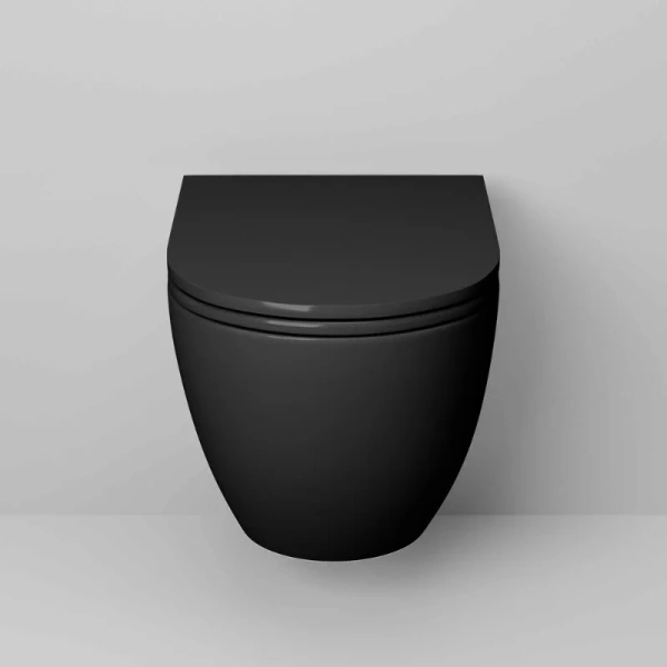 Унитаз подвесной Grossman черный матовый, черные - фото 6