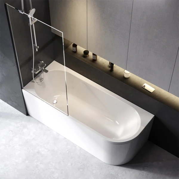 Ванна акриловая Am.Pm X-Joy 170х70 см левосторонняя, асимметричные - фото 5