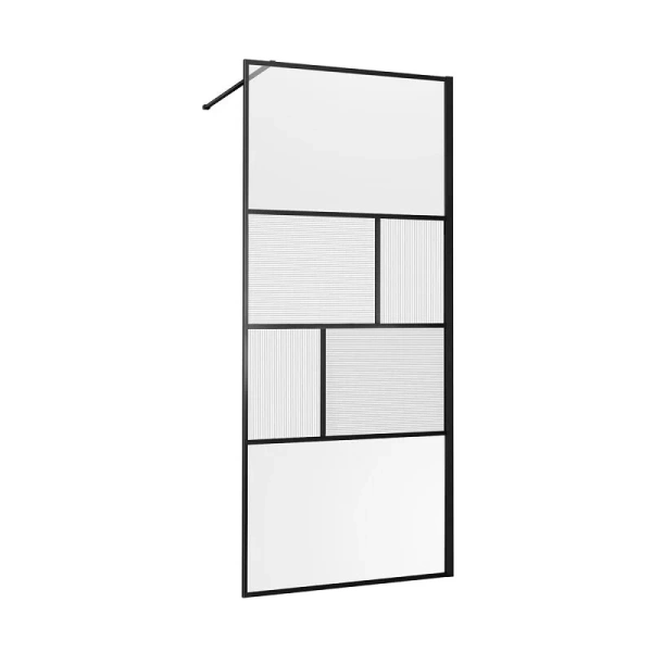 Душевая перегородка Vincea Walk-In VSW-1HC900CF 90 см алюминиевый профиль