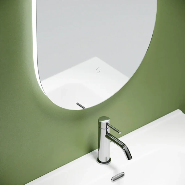 Зеркало с подсветкой Sancos Oval 55 см овальное, сенсорное - фото 7