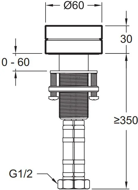 Рычаг Jacob Delafon Grands Boulevards хром index_1 - фото 3