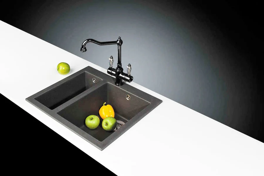 Мойка для кухни Omoikiri Bosen 59-2-PL 59 см платина, врезные - фото 2