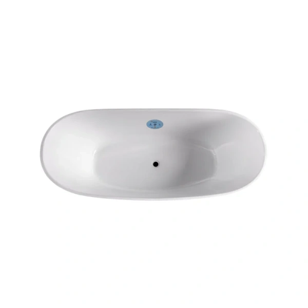 Ванна Marmo Bagno Верона, MB-VR170x80, 170 х 80 см, искусственный камень, белая, без гидромассажа - фото 6
