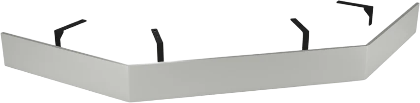 Экран для душевого поддона RGW Acryl N/ST-61 W 90x90 см фронтальный, белый - фото 1