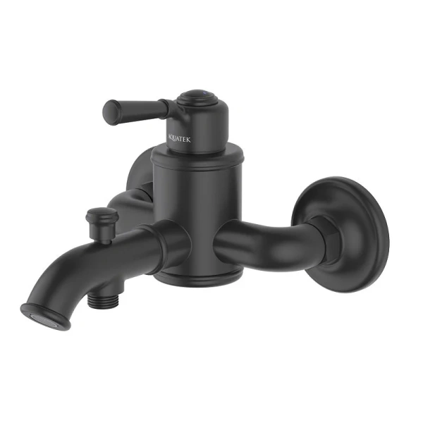 Душевой комплект Акватек Классик черный матовый, душевые комплекты, наборы index_1 - фото 7